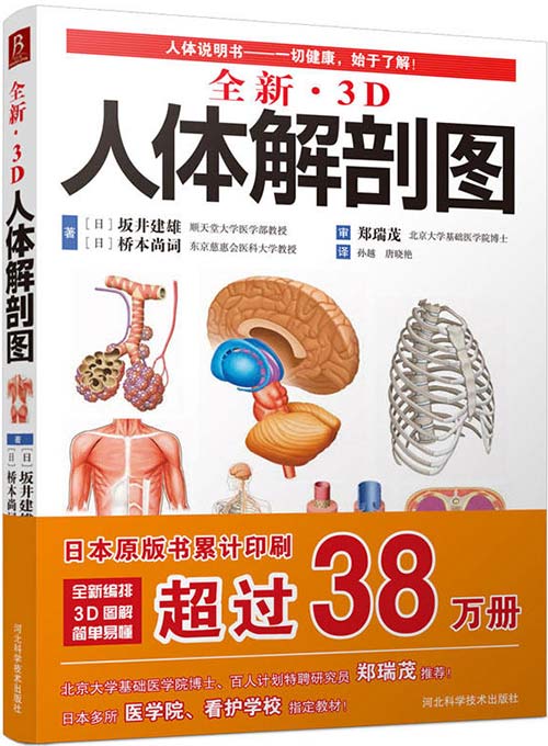 全新3D人体解剖图 全彩扫描版 PDF电子书 下载