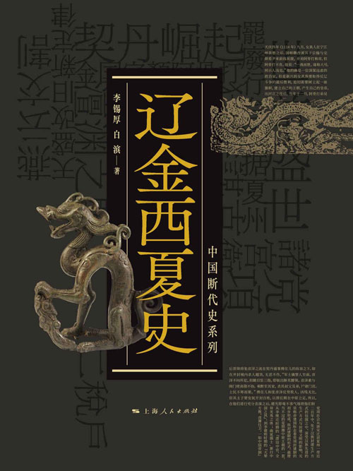 辽金西夏史 中国断代史系列 断代体裁的完璧之作，跨越世纪的历史巨著